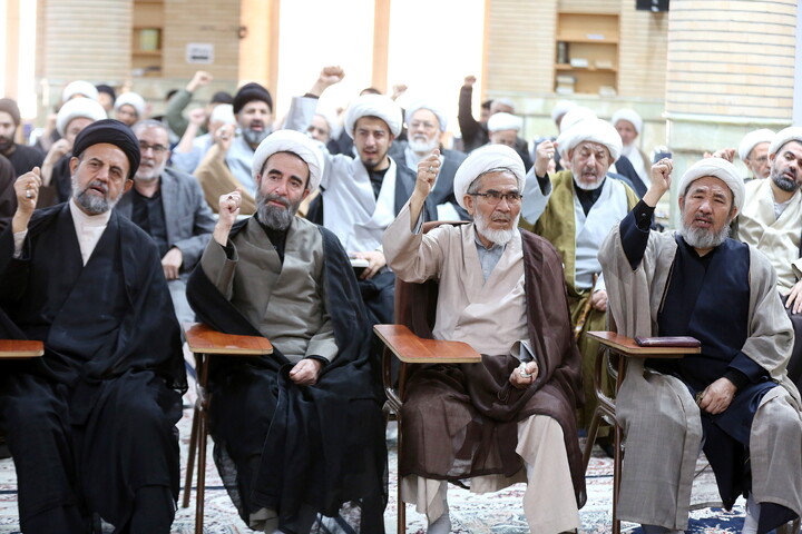 تصاویر/ مراسم بزرگداشت شهید امام خامنه ای در مرکز فقهی ائمه اطهار (ع)