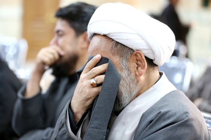 تصاویر/ مراسم بزرگداشت شهید امام خامنه ای در مرکز فقهی ائمه اطهار (ع)