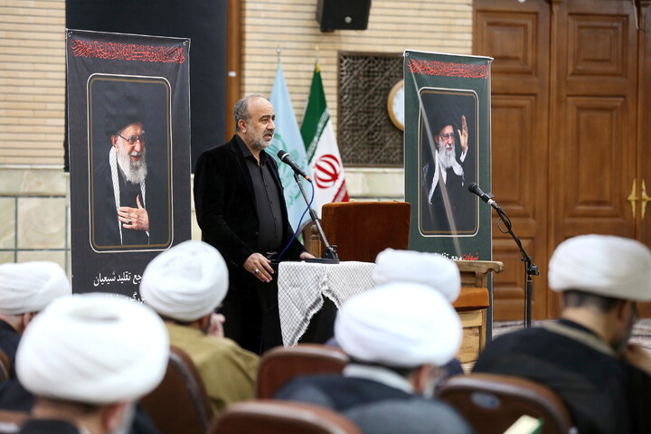 تصاویر/ مراسم بزرگداشت شهید امام خامنه ای در مرکز فقهی ائمه اطهار (ع)