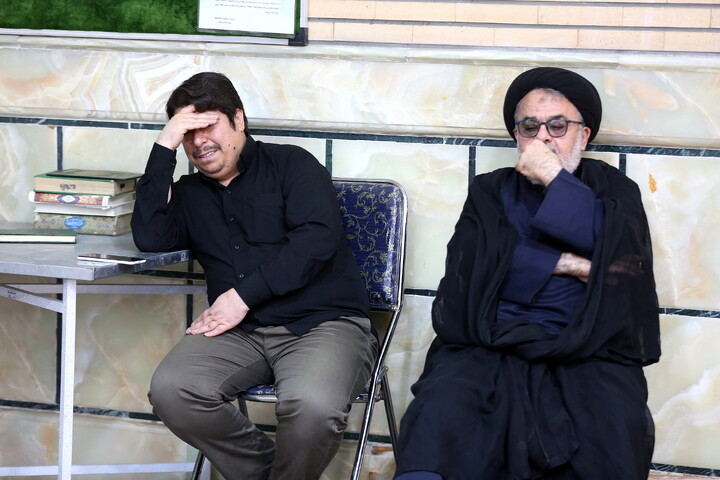 تصاویر/ مراسم بزرگداشت شهید امام خامنه ای در مرکز فقهی ائمه اطهار (ع)