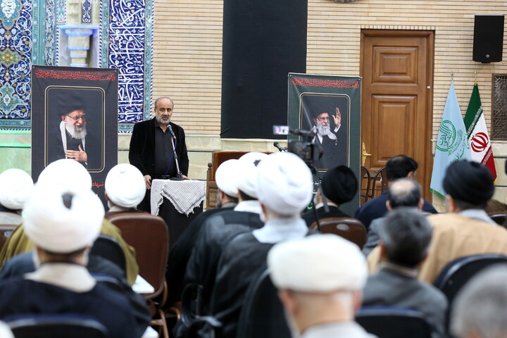 تصاویر/ مراسم بزرگداشت شهید امام خامنه ای در مرکز فقهی ائمه اطهار (ع)