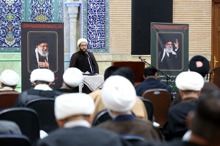 تصاویر/ مراسم بزرگداشت شهید امام خامنه ای در مرکز فقهی ائمه اطهار (ع)