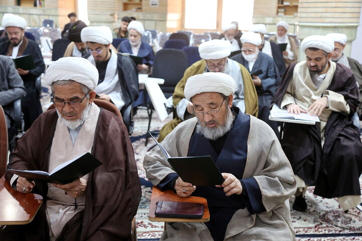 تصاویر/ مراسم بزرگداشت شهید امام خامنه ای در مرکز فقهی ائمه اطهار (ع)