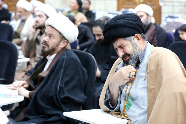 تصاویر/ مراسم بزرگداشت شهید امام خامنه ای در مرکز فقهی ائمه اطهار (ع)