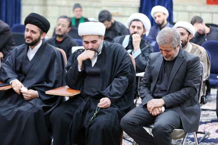 تصاویر/ مراسم بزرگداشت شهید امام خامنه ای در مرکز فقهی ائمه اطهار (ع)