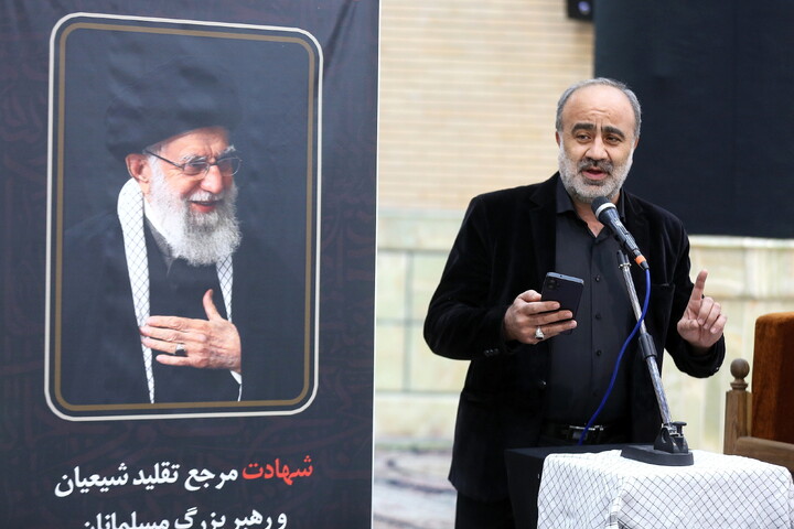 تصاویر/ مراسم بزرگداشت شهید امام خامنه ای در مرکز فقهی ائمه اطهار (ع)