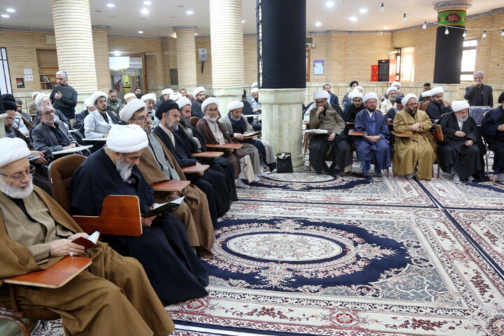 تصاویر/ مراسم بزرگداشت شهید امام خامنه ای در مرکز فقهی ائمه اطهار (ع)