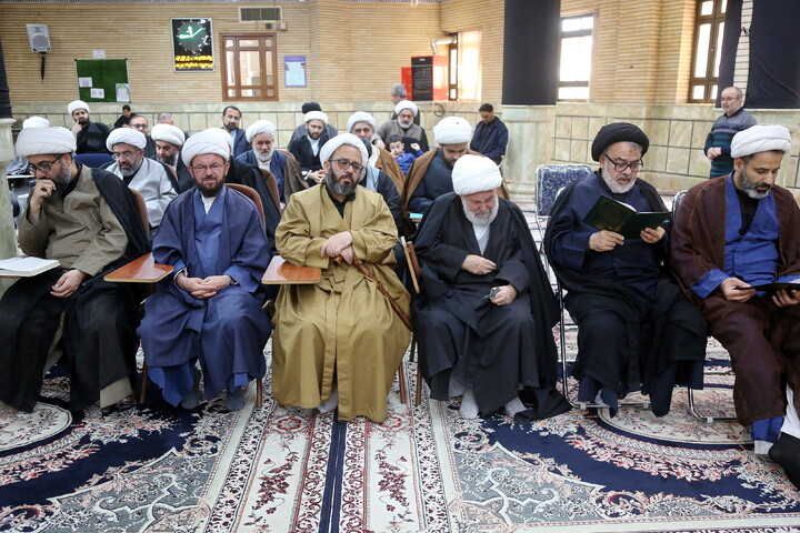 تصاویر/ مراسم بزرگداشت شهید امام خامنه ای در مرکز فقهی ائمه اطهار (ع)