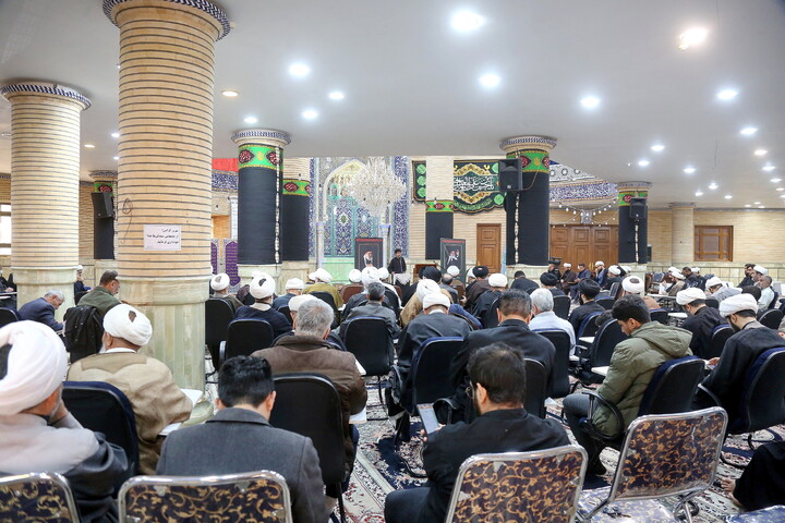 تصاویر/ مراسم بزرگداشت شهید امام خامنه ای در مرکز فقهی ائمه اطهار (ع)