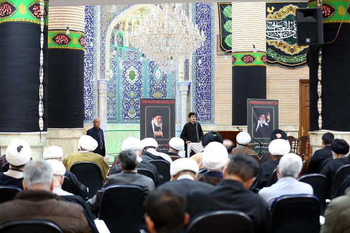 تصاویر/ مراسم بزرگداشت شهید امام خامنه ای در مرکز فقهی ائمه اطهار (ع)