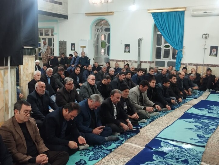 تصاویر |  مراسم عزاداری شهادت رهبر انقلاب اسلامی در شهرستان لیلان