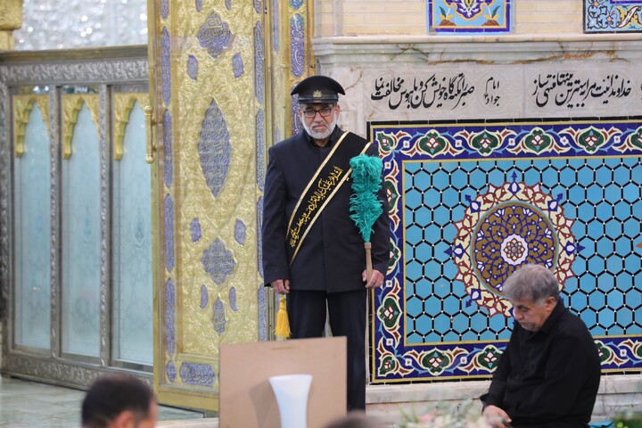 تصاویر/ آیین ترتیل خوانی قرآن کریم در امامزاده سید جعفر(ع) محمد استان یزد