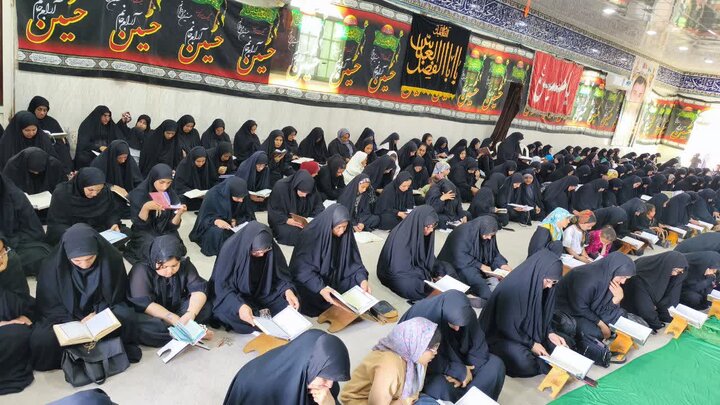 تصاویر/ یازدهمین روز جزءخوانی قرآن در شهر امام حسن(ع)