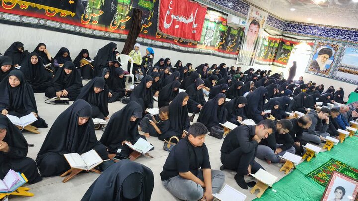 تصاویر/ یازدهمین روز جزءخوانی قرآن در شهر امام حسن(ع)