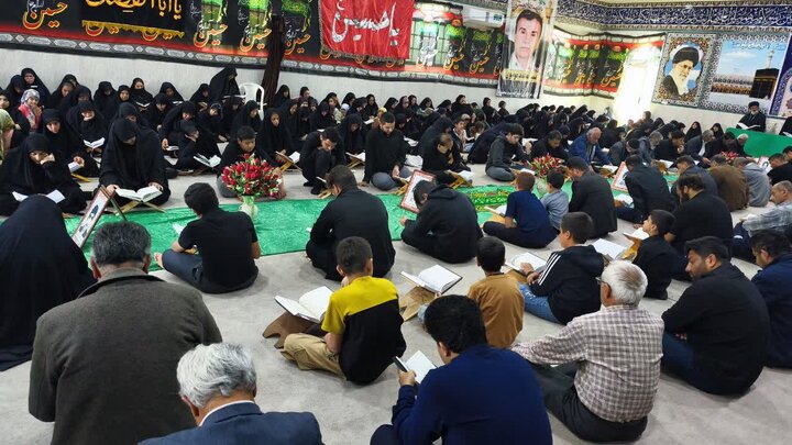 تصاویر/ یازدهمین روز جزءخوانی قرآن در شهر امام حسن(ع)