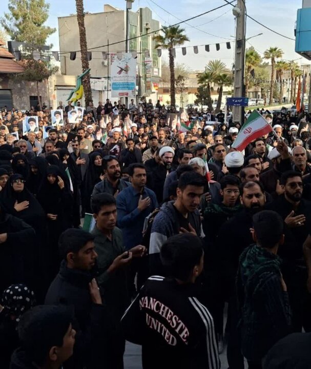 خروش مردم ولایتمدار زاهدان در پی شهادت رهبر معظم انقلاب اسلامی