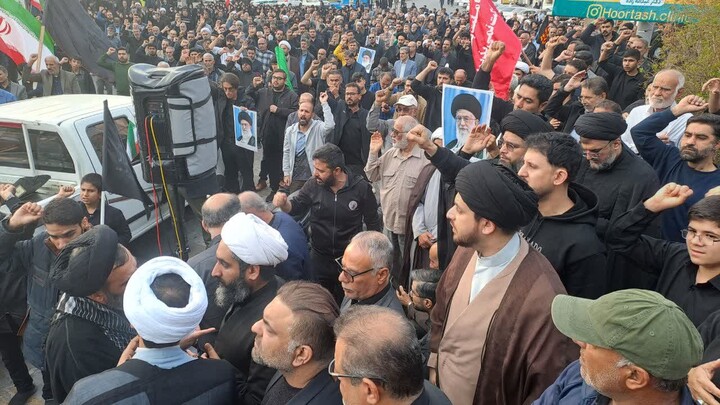 تصاویر/ عزاداری شهادت رهبر معظم انقلاب در بوشهر