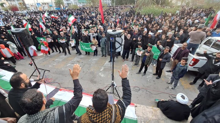 تصاویر/ عزاداری شهادت رهبر معظم انقلاب در بوشهر