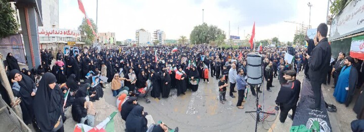 تصاویر/ عزاداری شهادت رهبر معظم انقلاب در بوشهر