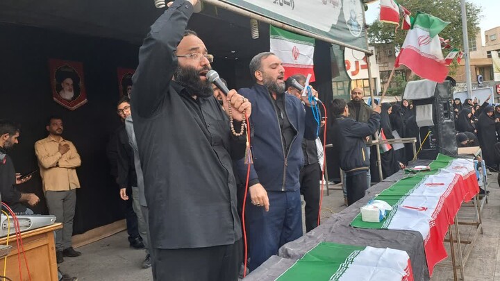 تصاویر/ عزاداری شهادت رهبر معظم انقلاب در بوشهر