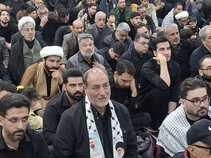تصاویر:بزرگداشت پرشور عزاداری شهادت رهبرمعظم انقلاب درکاشان