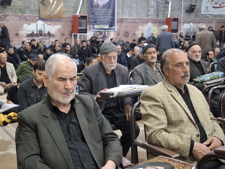 تصاویر:بزرگداشت پرشور عزاداری شهادت رهبرمعظم انقلاب درکاشان