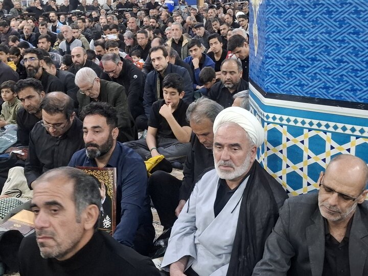 تصاویر:بزرگداشت پرشور عزاداری شهادت رهبرمعظم انقلاب درکاشان