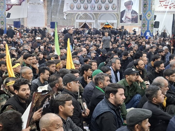 تصاویر:بزرگداشت پرشور عزاداری شهادت رهبرمعظم انقلاب درکاشان