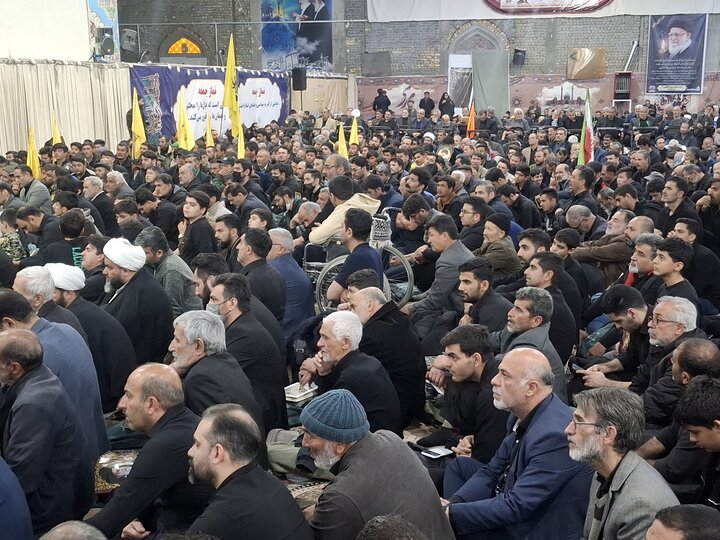 تصاویر:بزرگداشت پرشور عزاداری شهادت رهبرمعظم انقلاب درکاشان