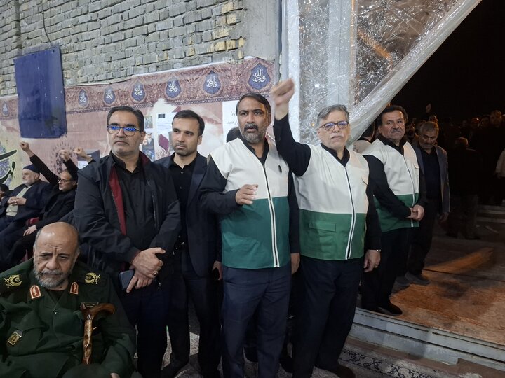 تصاویر:بزرگداشت پرشور عزاداری شهادت رهبرمعظم انقلاب درکاشان
