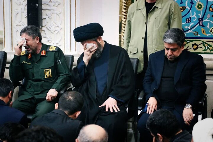 تصاویر/ مراسم سوگواری شهادت مقام معظم رهبری در مصلای اردبیل