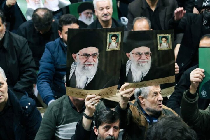 تصاویر/ مراسم سوگواری شهادت مقام معظم رهبری در مصلای اردبیل