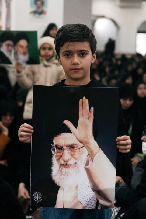 تصاویر/ مراسم سوگواری شهادت مقام معظم رهبری در مصلای اردبیل