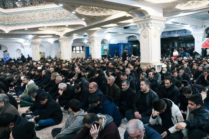 تصاویر/ مراسم سوگواری شهادت مقام معظم رهبری در مصلای اردبیل