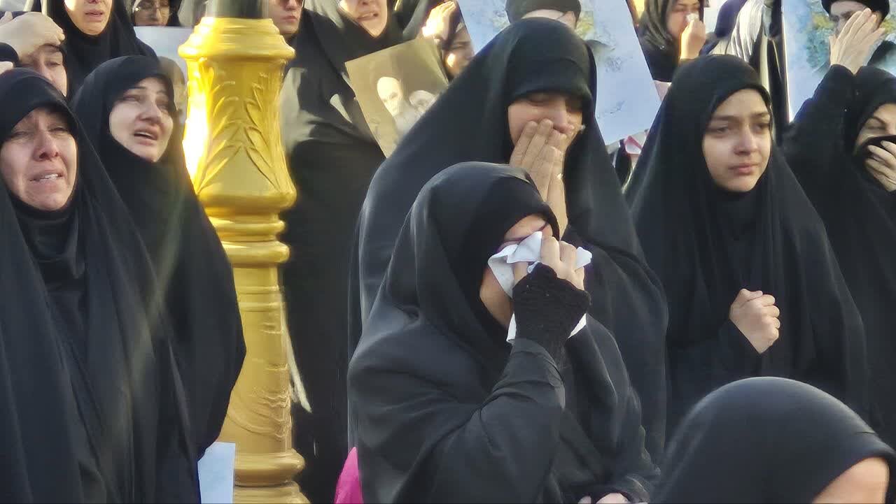 تصاویر/مردم شهرستان خمین در سوگ رهبر شهید معظم انقلاب