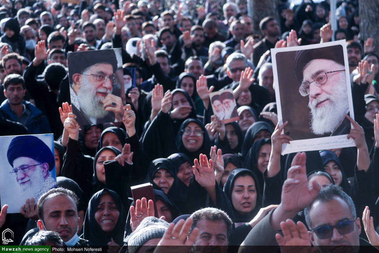 میثاق مجدد بیرجند با آرمان‌ها رهبری معظم؛ خروش مردم خراسان جنوبی در پی شهادت رهبر انقلاب