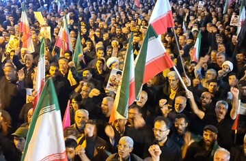فیلم| شکوه اجتماع برازجانی‌ها در حمایت از نظام اسلامی