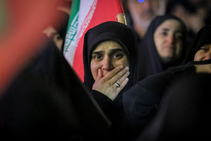 تصاویر/ تجمع سوگواران مردم قم در پی شهادت رهبر معظم انقلاب