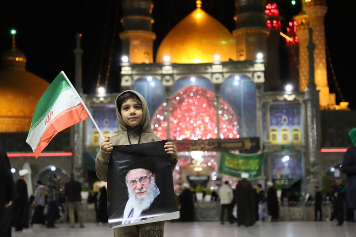 حال و هوای حرم در روز شهادت امام خامنه ای