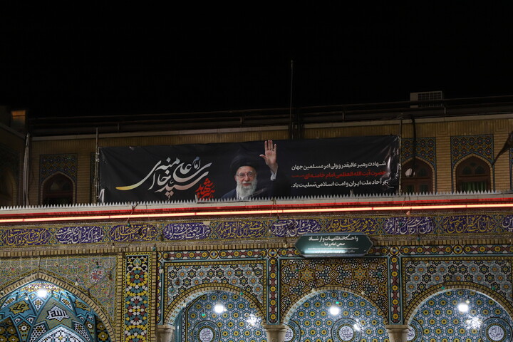 حال و هوای حرم در روز شهادت امام خامنه ای