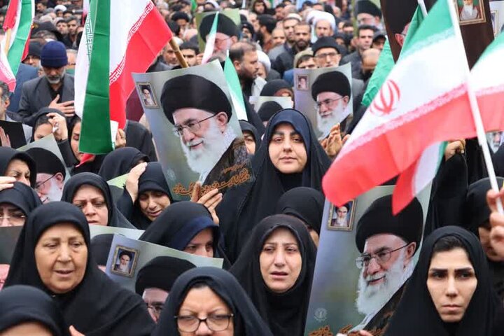 مراسم شهادت رهبر انقلاب