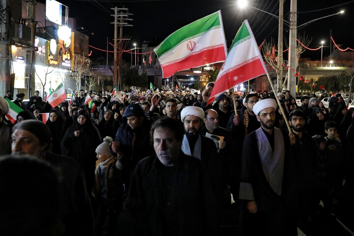 تصاویر/ اجتماع سوگواران شهید امام خامنه ای درقم