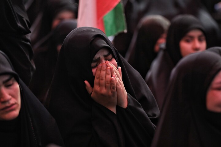 تصاویر/ اجتماع سوگواران شهید امام خامنه ای درقم