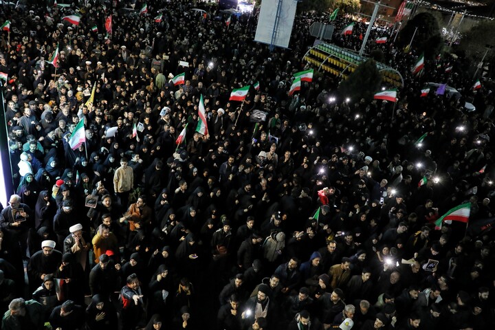 تصاویر/ اجتماع سوگواران شهید امام خامنه ای درقم