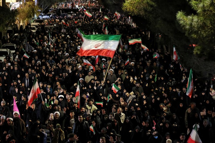 تصاویر/ اجتماع سوگواران شهید امام خامنه ای درقم