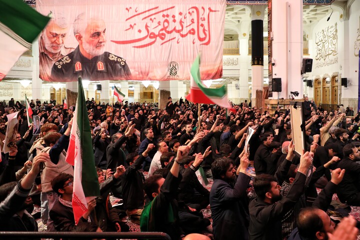 تصاویر/ اجتماع سوگواران شهید امام خامنه ای درقم
