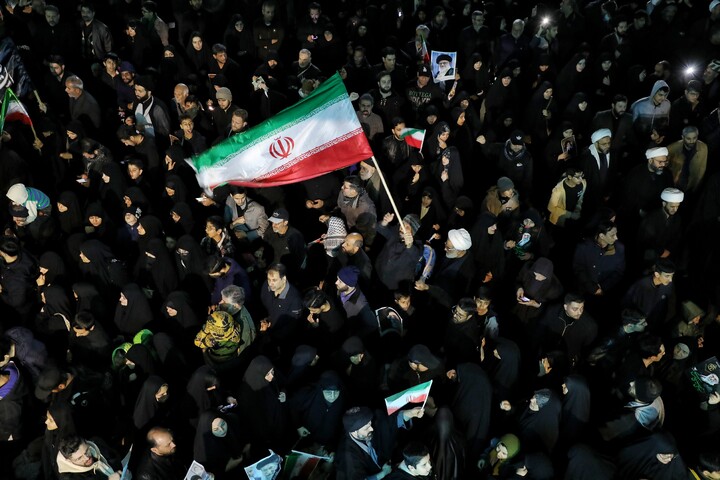 تصاویر/ اجتماع سوگواران شهید امام خامنه ای درقم