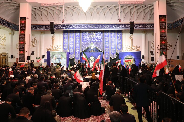 تصاویر/ اجتماع سوگواران شهید امام خامنه ای درقم