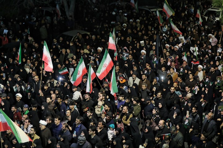 تصاویر/ اجتماع سوگواران شهید امام خامنه ای درقم
