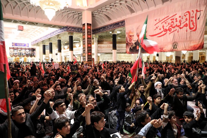 تصاویر/ اجتماع سوگواران شهید امام خامنه ای درقم